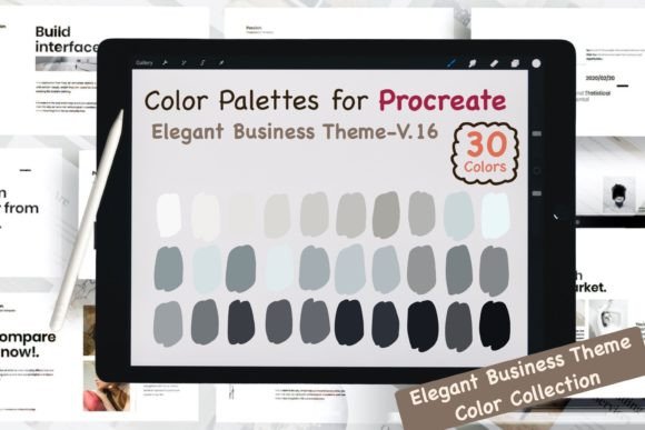 Elegant Biz V16: Elevate Your Procreate Designs Instantly