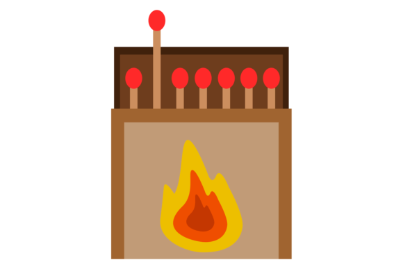 Match Box Open Color Icon Fire Sticks: Igniting Visual Impact