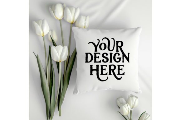 Mother's Day Empty Pillow White Color M: A Fresh Design Asset