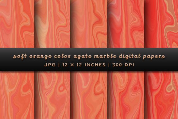 Soft Orange Color Agate Marble: Elevate Your Design Aesthetic