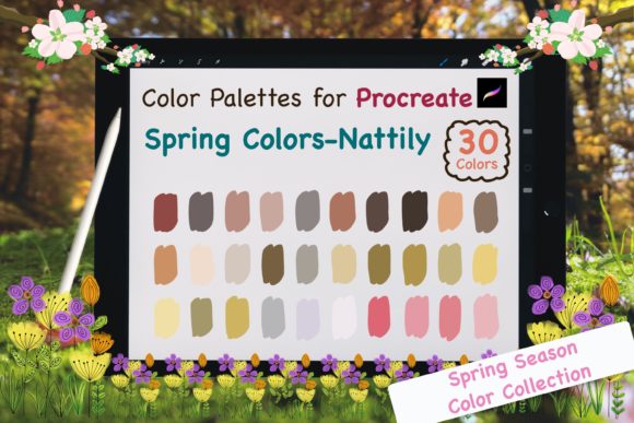Spring Nattily: Your Procreate Color Palette for Fresh Design