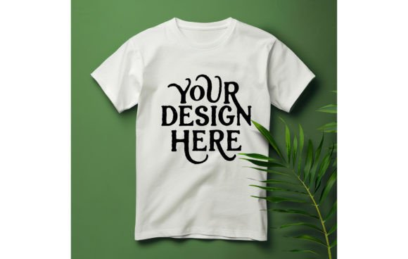 St. Patrick's Man White Color Empty T-Shirt: A Designer's Mockup