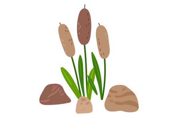 Swamp Reeds: The Green Wetland Plants Color Palette
