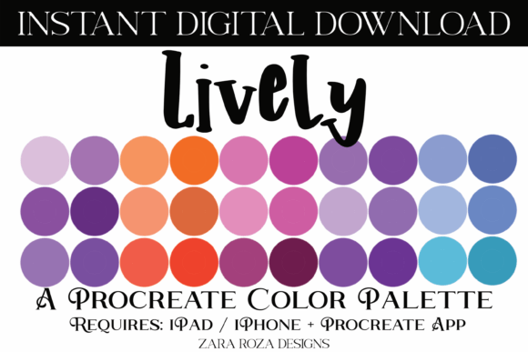 Unlock Vibrant Artistry: The Lively Procreate Color Palette