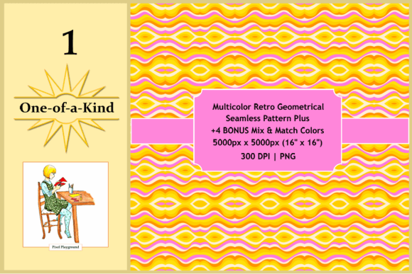 Unlocking Vintage Charm with Multi-Color Retro Seamless Pattern