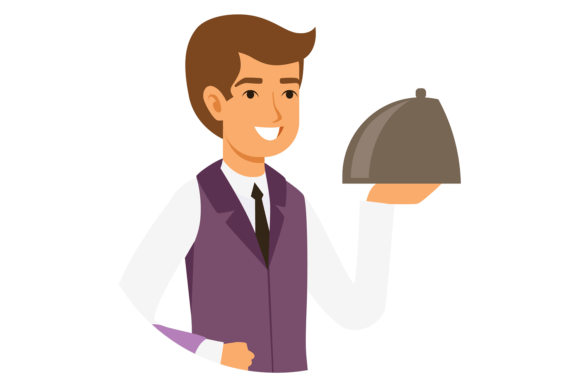 Waiter Color Character: Elevate Your Design Narrative